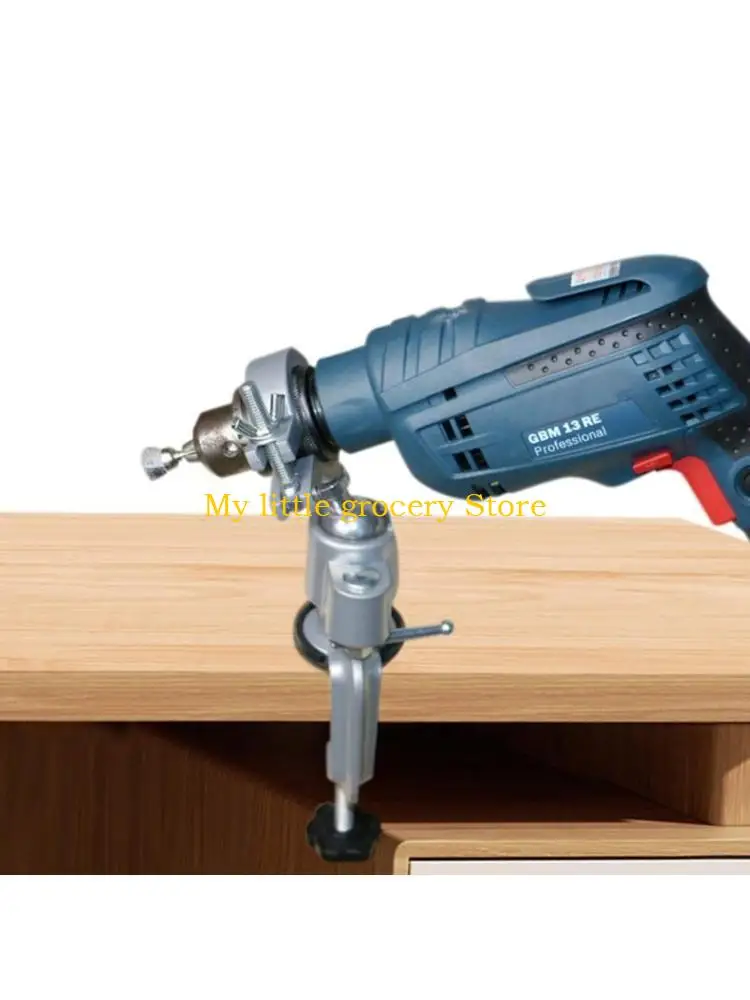 

D5BD Многофункциональные тиски с вращающимся столом Поворотная подставка Скамейки Тиски Зажимы Электрическая дрель