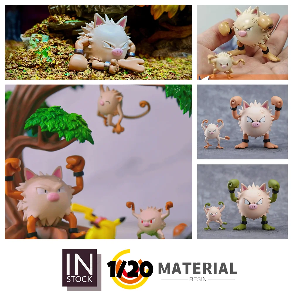 [In Stock] 1/20 Resin Figure [MOMENT][HH][UU] - Mankey & Primeape