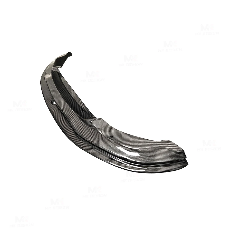ألياف الكربون PSM نمط الجبهة حافة مصد السيارة المفسد الفاصل لسيارات BMW F80 M3 F82 F83 M4 2014-2020 الجبهة الشفاه طقم الجسم اكسسوارات السيارات #4