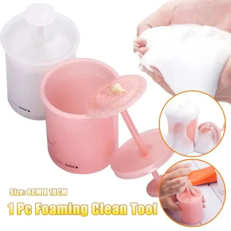 Ferramenta De Espuma Reutilizável, Limpador De Rosto Simples, Shampoo De Banho De Chuveiro, 1 Pc