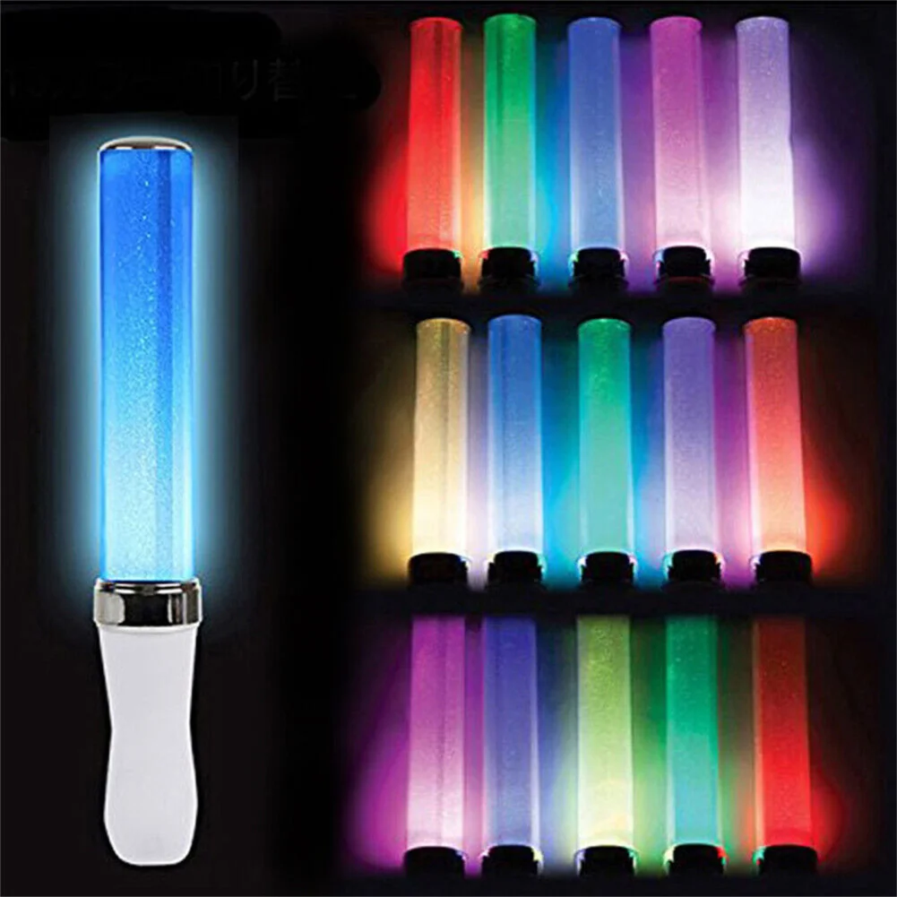 LED Glow Light Stick 15 Colors Change Fan Cheering Lightstick For Wedding Raves Concert Party Camping Sporting Events