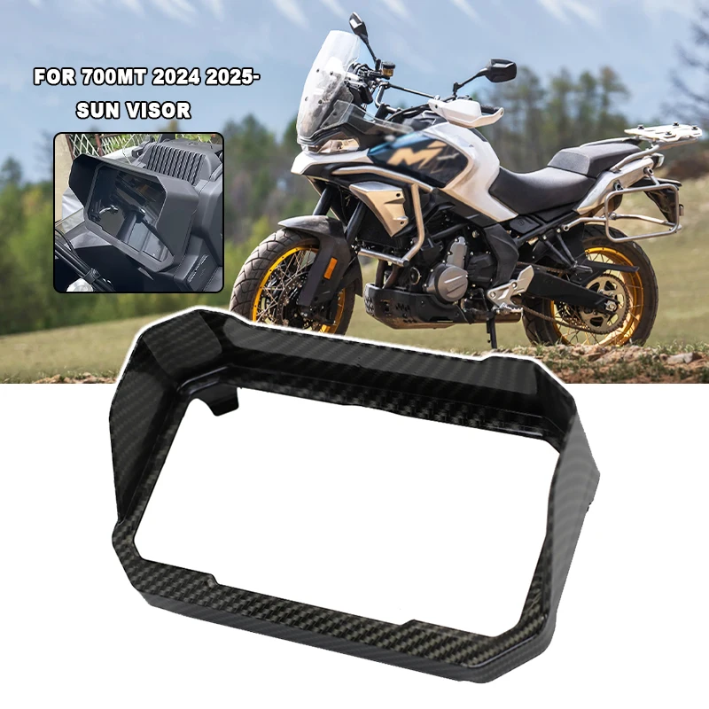

New For CFMOTO 700MT MT700 700mt ADV 2024 2025- Motorcycle Sun Visor Cover Instrument Screen Sunshade Guard Protection Dashboard