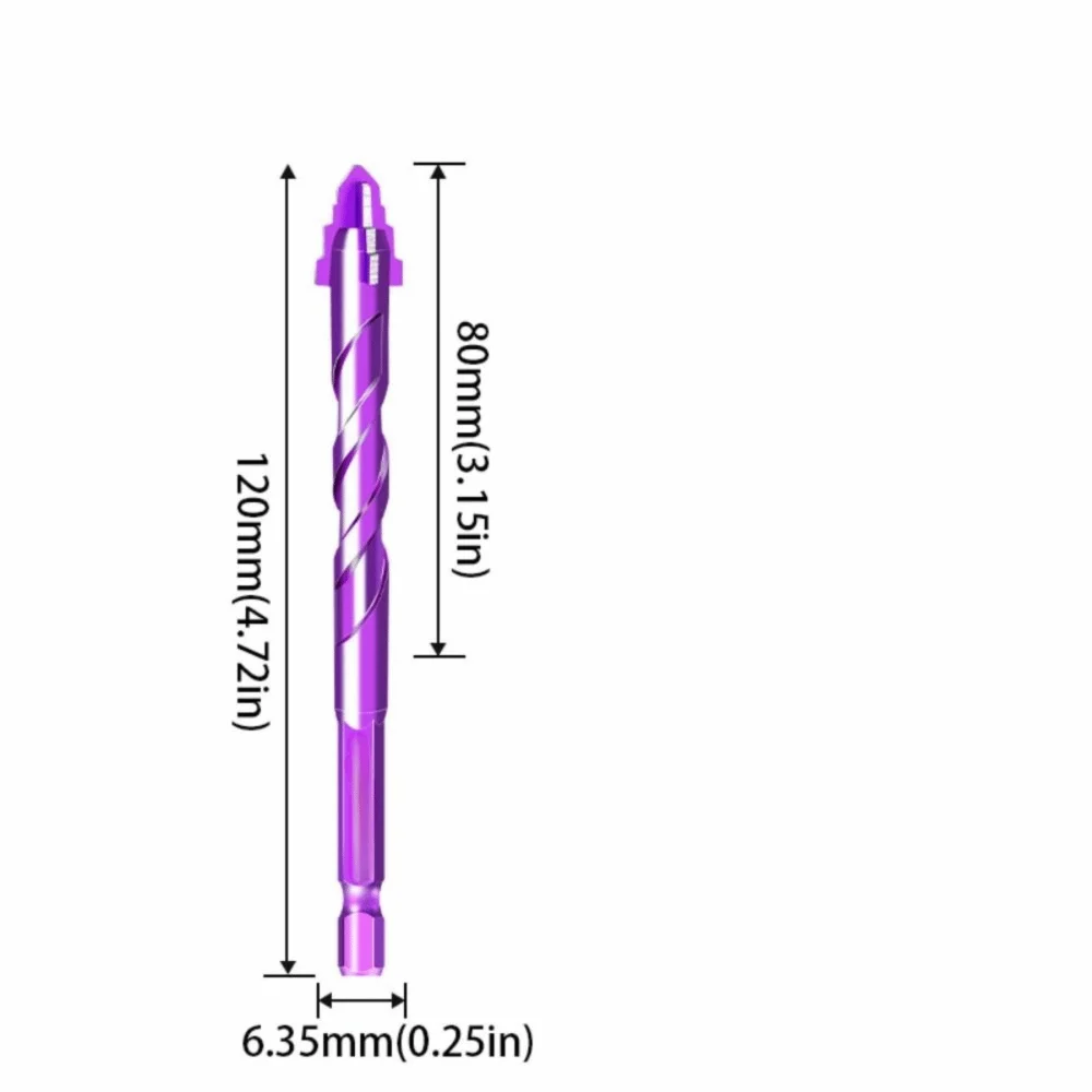 Multifunctionele gereedschapsset met hoge hardheid Staallegering Vierfluit Vierkantige zaagtandboren Excentrisch ontwerp Roestbestendig