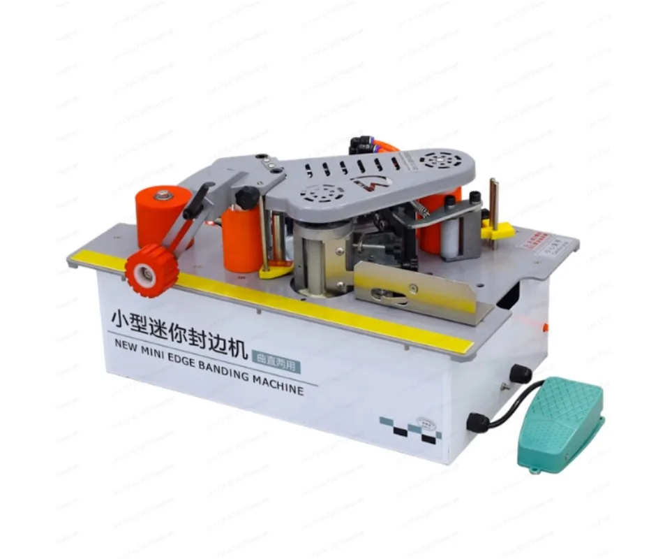 

Мини-кромкооблицовочный станок, деревообработка, украшение дома, изогнутая прямая линия, пила, настольный кромкооблицовочный станок 220 В, 1200 Вт, 6-60 мм