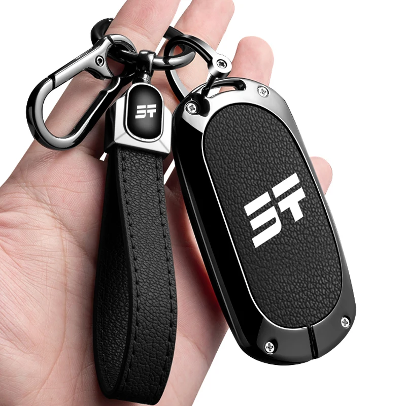 

Zinc Alloy Key Fob for Jetour Freedom Shanhai T1 Traveller 2024 2025+ Remote Case Cover Shell Keychain Holder Car Accessories Le