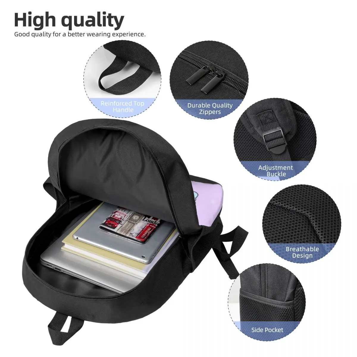 Care Bears 17-Inch Student Backpack - Comfortable and Practical Backpack for Daily Use, School, and Travel