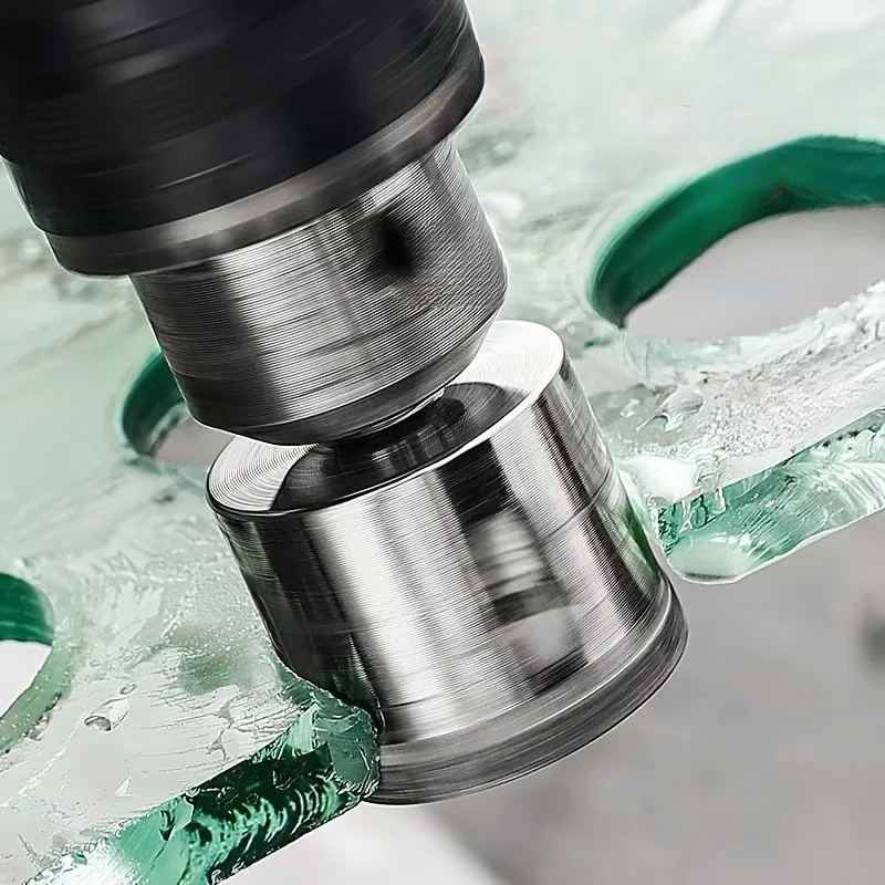 17PC Tile & Glass Drill Bit Set – Carbide Tips + Diamond Hole Saws, Multi-Shank