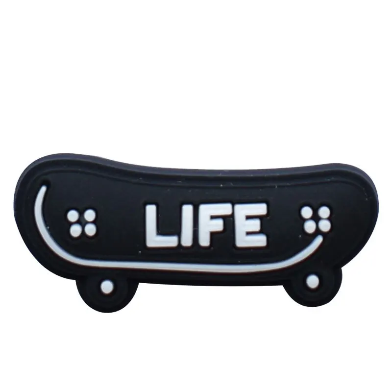 New Shoe Charms for Crocs Accessories Skateboard Women Clogs Boy Buckle Kids Pins Decoration Jeans Men Shoes Accessories