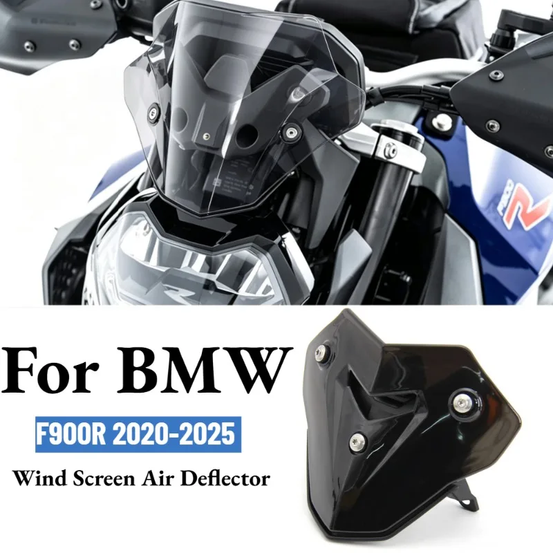 For BMW F900R F 900 R 2020-2025 Motorcycle Front Wind Screen Air Deflector Airflow Shield with Bracket Windscreen Windshield