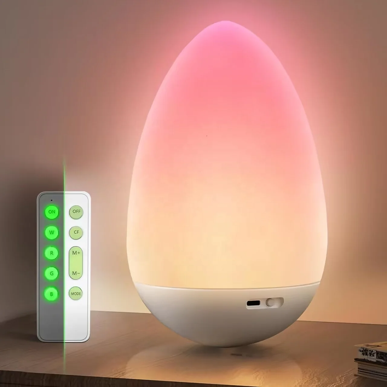 

Creative Wobbler Mood Lamp Wireless Rechargeable Portable Restaurant Bar Hotel Decorative Cordless Led Lamp for Kids