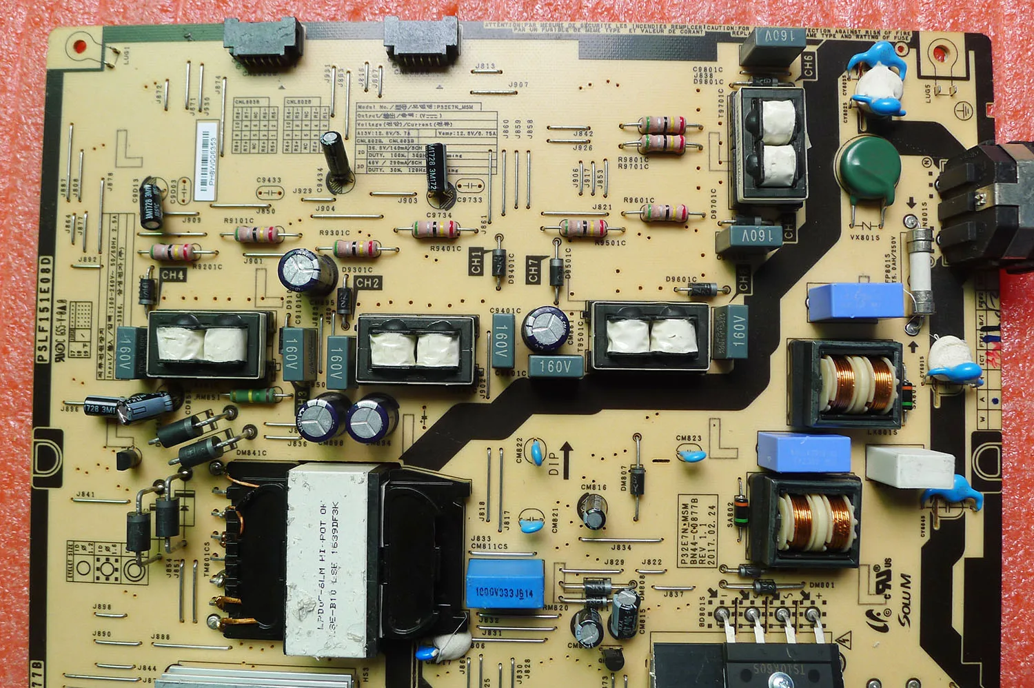 PSLF151E08D BN44-00877B P32E7N_MSM test ok circuit board motherboard