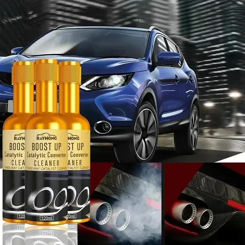 Car Catalytic Converter Cleaner - Easy to Use Engine Performance Booster for Catalysts & Exhaust Systems