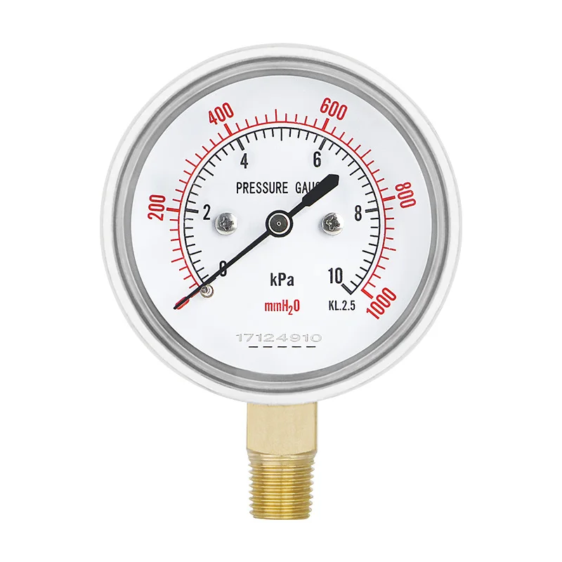 MAIRUIKESI Capsule Mirco Low Diaphram Pressure Gauges Manometer 2.5