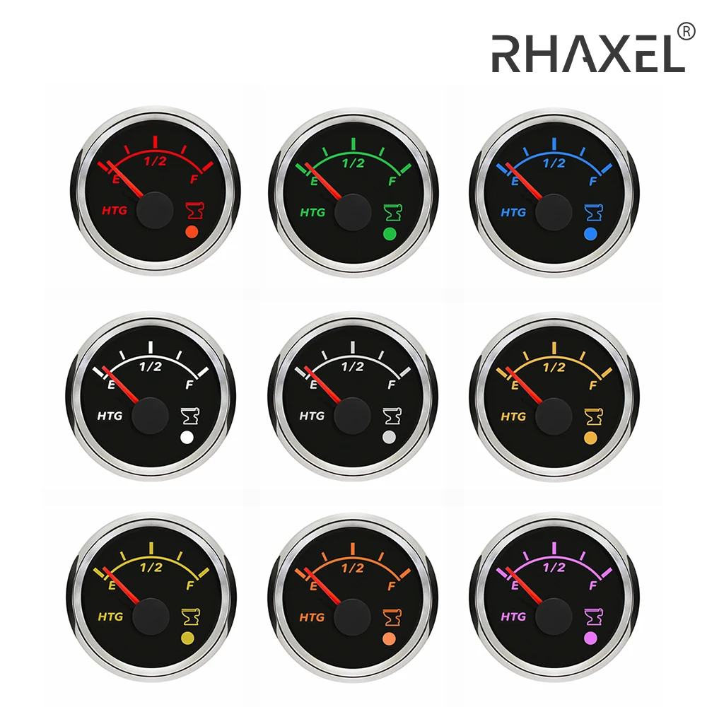 

RHAXEL водонепроницаемый 52 мм удерживающий датчик уровня в баке 0-190 Ом 240-33 Ом сигнал с сигнализацией 12 В 24 В для авто мотоцикла RV