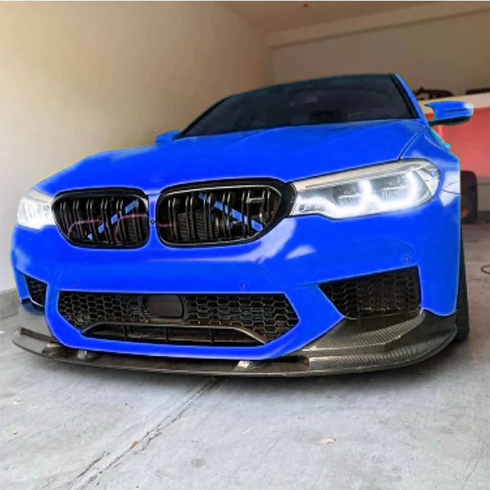 2PCS Blue Front Grille Trim Strip Cover For- X3 F25 G01 X4 G02 X5 G05 image 2
