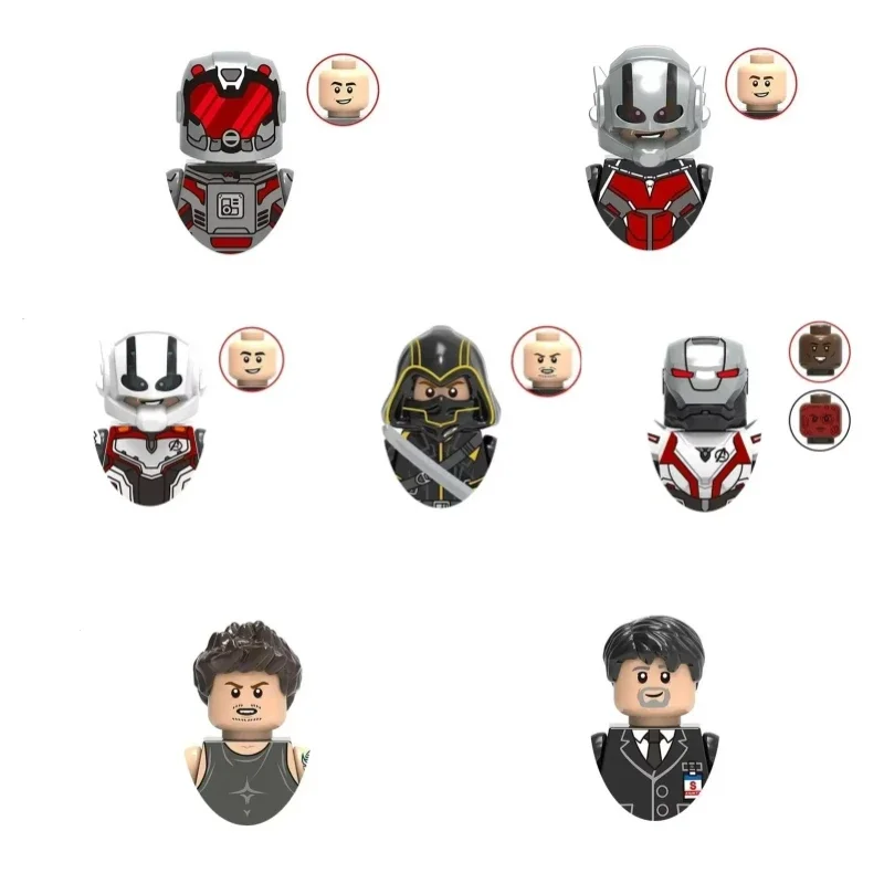 X0265 Ant Man War Machine Hawkeye Building Blocks Hero Anime Bricks Dolls Mini Action Toy Figures Assemble Blocks Children Gifts