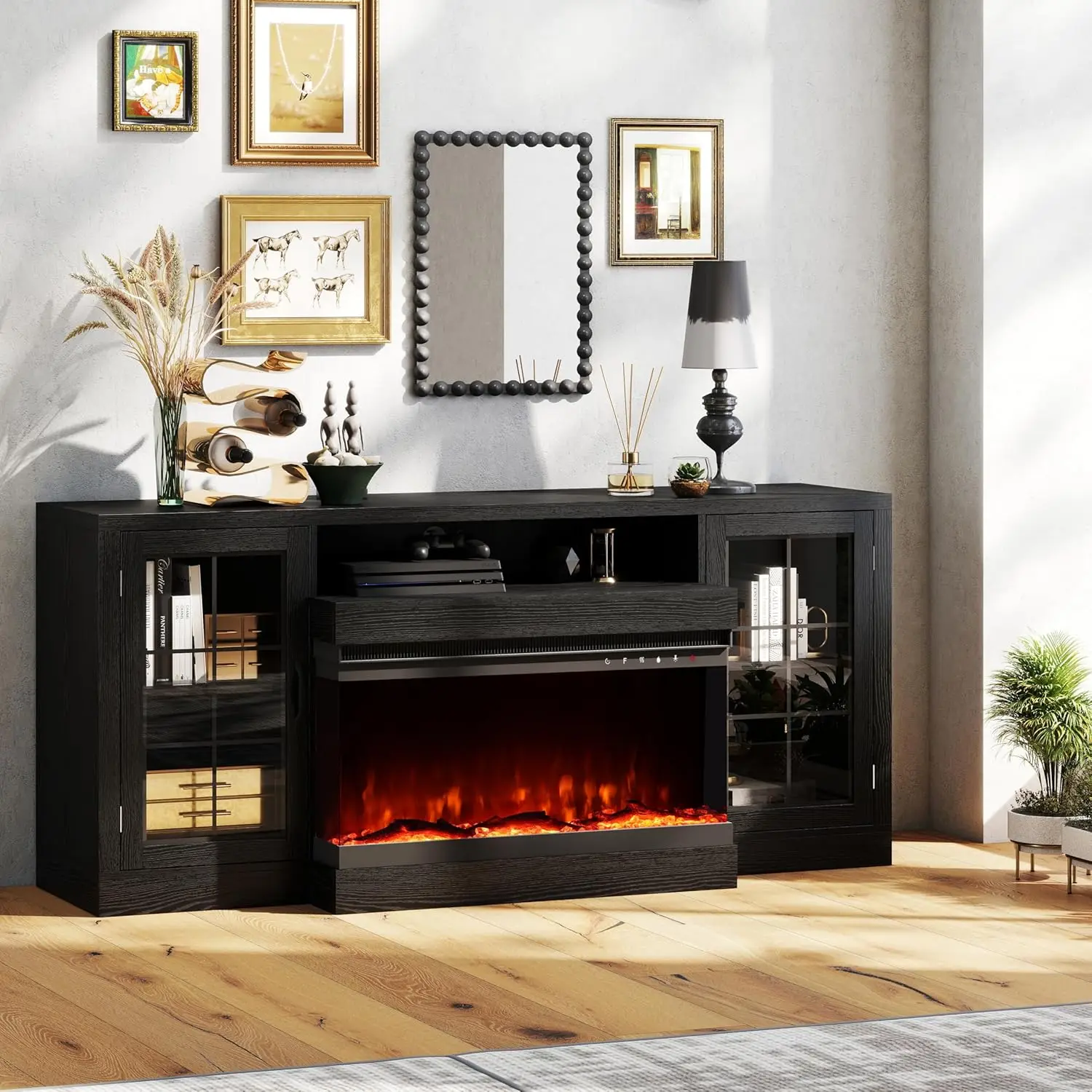 63" Fireplace Tv St…