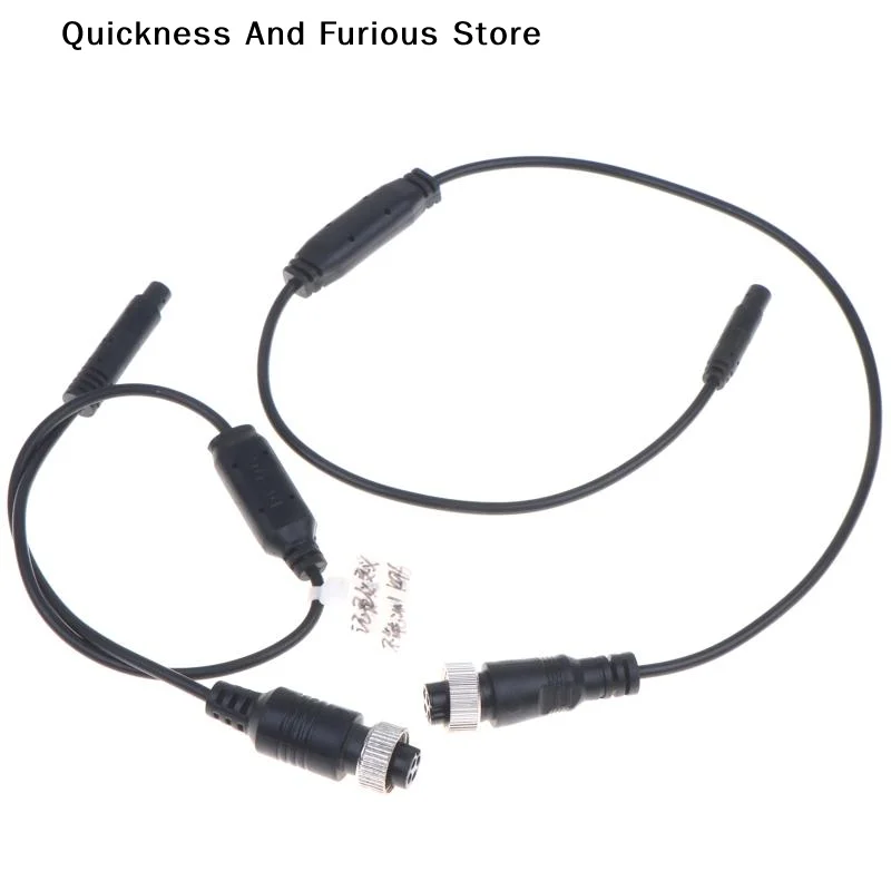 【MO】Aviation To 4 Pin 5V Step Down Power Cord 9‑36V Reverse Wiring Adapter Cable For Car Dash Cam Recorder Surveillance System