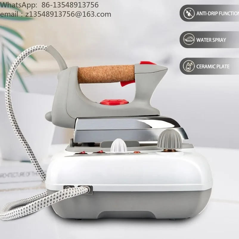 European Standard 2000W Home and Commercial Steam Electric Iron, Dry Cleaner Hotel Boiler Steam Iron