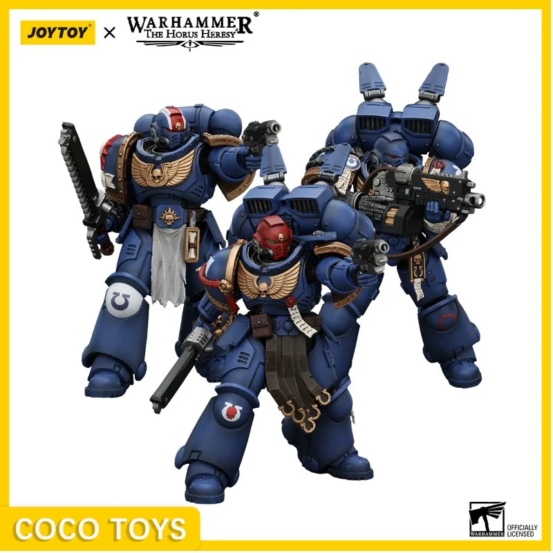 JOYTOY Warhammer 40K Action Figure Uitramarines Lieutenant Titus Gadriel Bruder Chairon Gemeinsame Bewegliche Figur Anime Modell Spielzeug