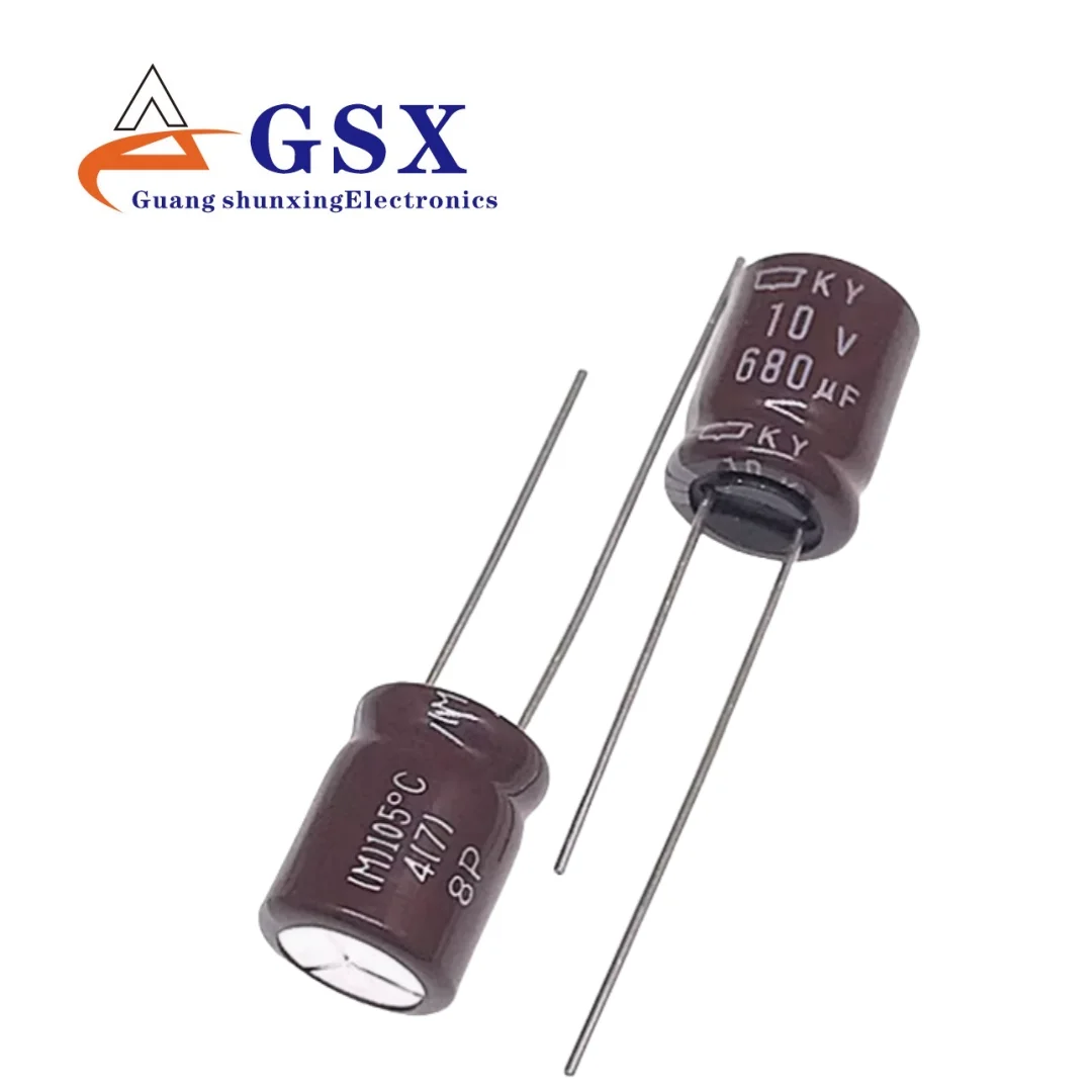 

Nippon Chemical импорт 10v680uf 10*12,5 Black Diamond KY электролитический конденсатор с высокой частотой и длительным сроком службы