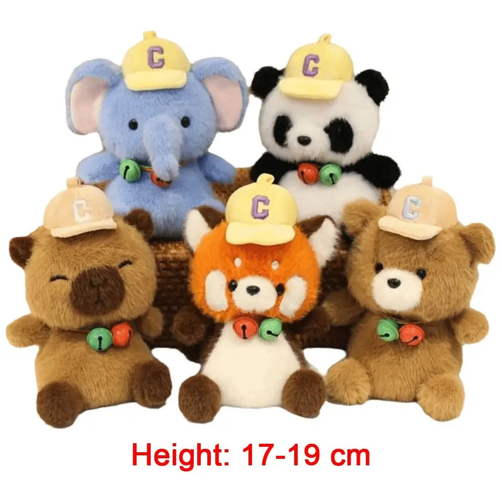Pet Soft Bell Hat Cute Design Capybara Adorable Look Panda Halloween Gift