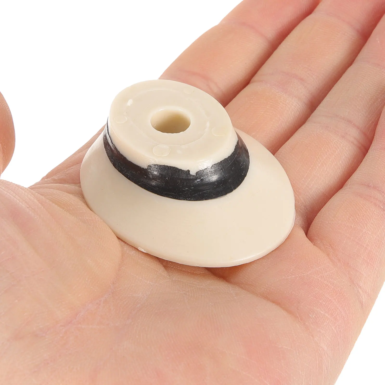 

4 Pcs Erhu Head Top Pole Heads Chinese Tool Replace Parts and Accessories Bone Meal Mixed with Repair