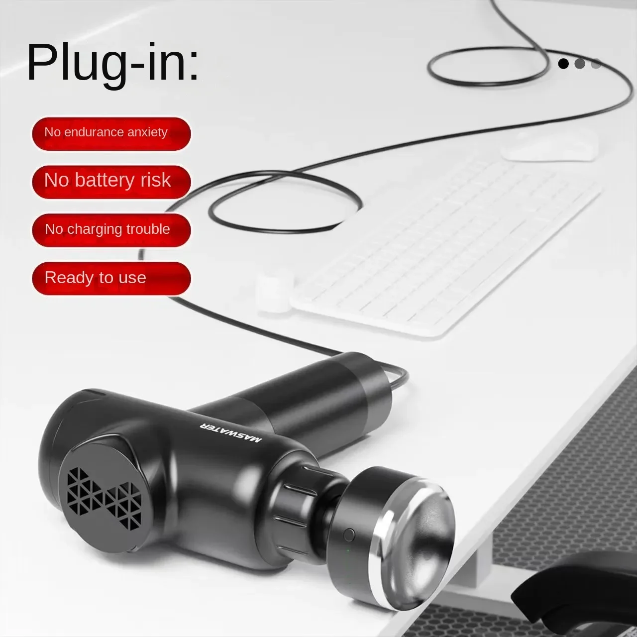 Massager Physiotherapy Raw 2025 New Wired Fascia Gun Plug-in Models of High-power