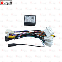 16PIN Car Stereo Power Cord Cable Adapter Canbus Decoder For Toyota Highlander Kluger 2013-2019 Android Radio Harness Wiring