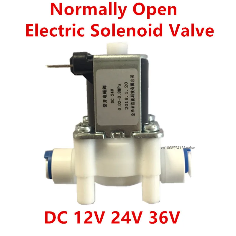 Normally Open Electric Solenoid Valve Magnetic 1/4 \