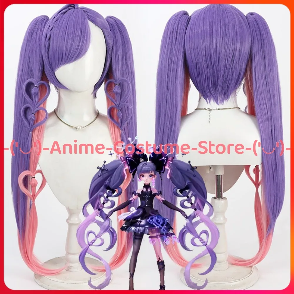 

Честь королей Анжела, парик для косплея, двойной хвост, игровой персонаж, Хэллоуин, карнавальный костюм для вечеринки, парики, устойчивые синтетические волосы