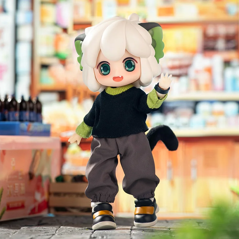 Simontoys The Legend Of Hei 2 Blind Box Śliczna Lalka BJD Modna Zabawka Anime Gadżet Ozdoba na Biurko Kawaii Model Garage Kit Prezent