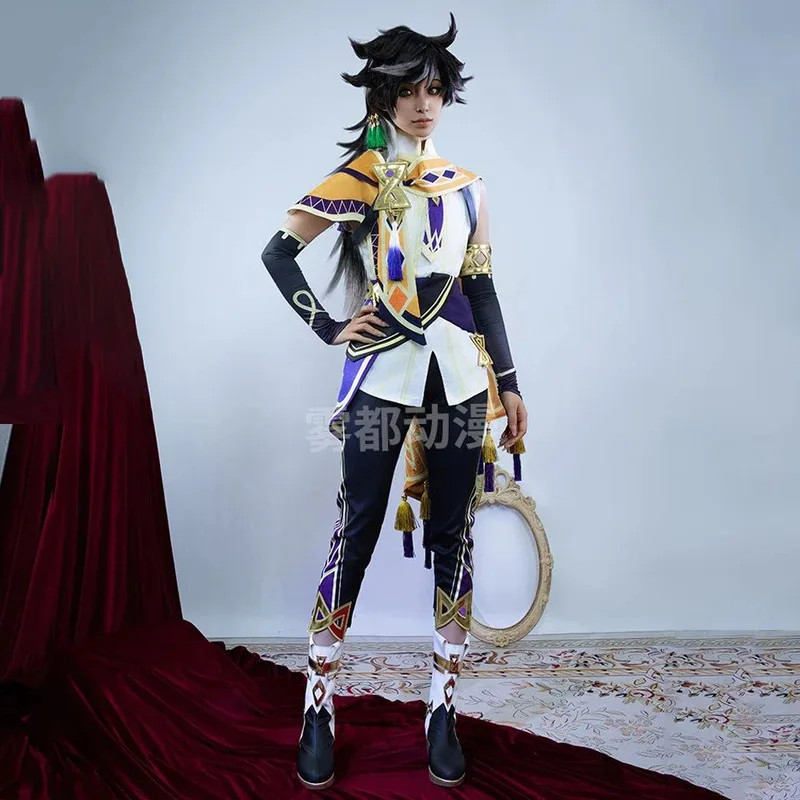 

Sethos Cosplay Costume Genshin Impact Carnival Uniform Wig Anime Halloween Costumes Women Game