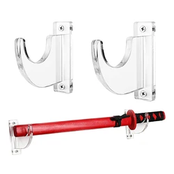 Sword Wall Mounted Holder Katana Lightsaber Display Hanger Sword Wall Hook Hanger Acrylic japanese Sword Wall Rack Stand Holder