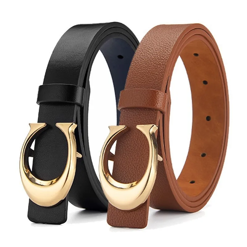 Minimalist Women's Fashion Belt Casual Versatile High-End Trendy Jeans Waist Belt