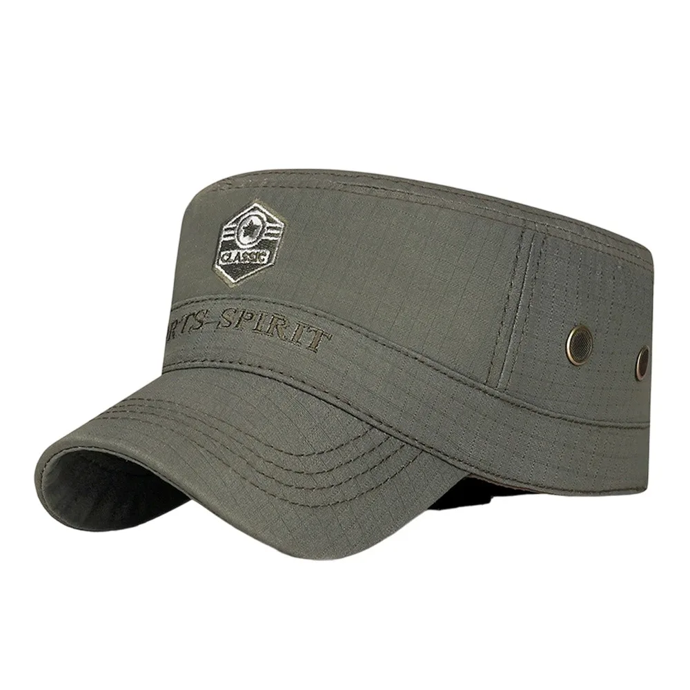 Fashion Anti-UV Fishing Hat Cotton Breathable Sun Hat Adjustable Casual Peaked cap Spring Summer