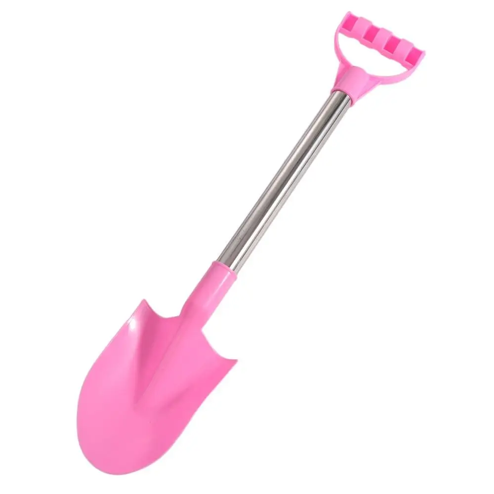 Stainless Steel Beach Shovel Play House Gardening Digging Digging Sand Shovel Sand Tools 50cm Pointed Shovel Toy Kids Gift