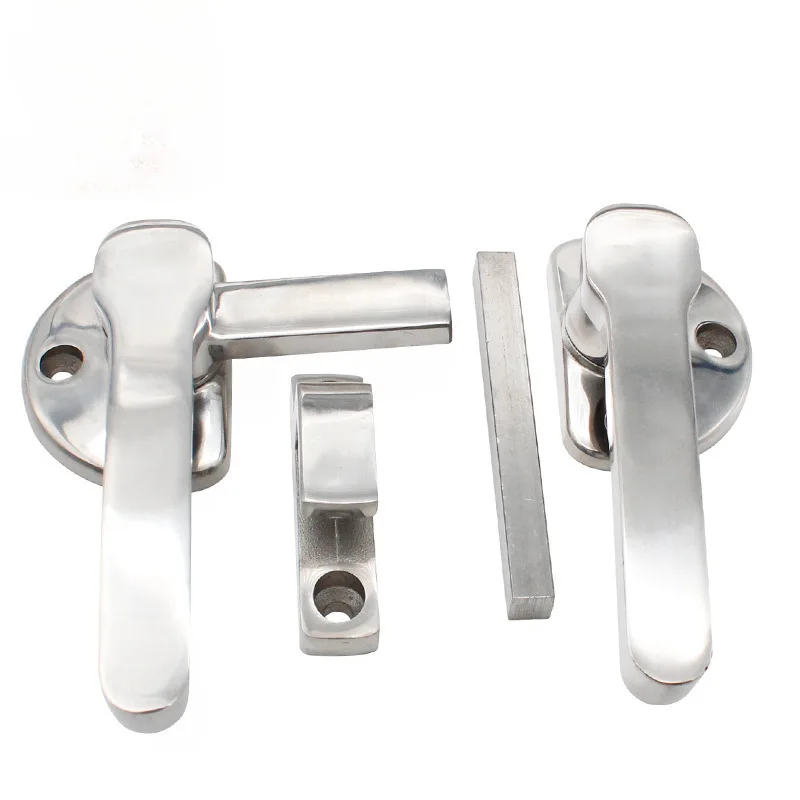 Door Handle Air Conditioning New Energy Rotary Sealed Handle Lock Inner And Outer Double Stainless Steel Soundproof