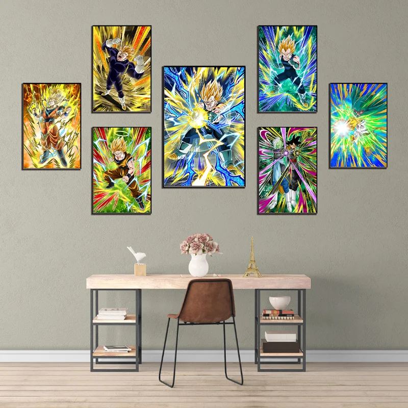 

Bandai Dragon Ball Kakarotto Canvas Painting Classic Anime Posters Wall Art Picture Aesthetic Suitable for household Decoration