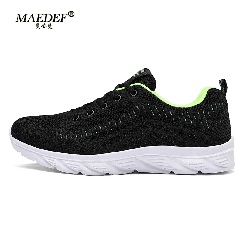 MAEDEF, zapatillas para correr para hombre, zapatillas deportivas ligeras a la moda, zapatillas transpirables para caminar, zapatillas deportivas cómodas para hombre