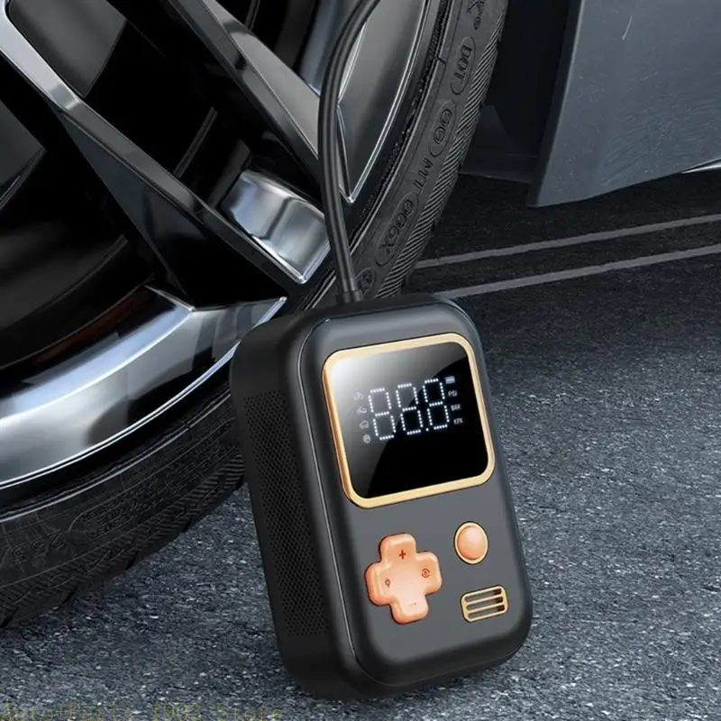 

E21C Car Tire Небольшой настройка шины воздушный компрессор автомобильный насос Электрический велосипедный насос воздушный