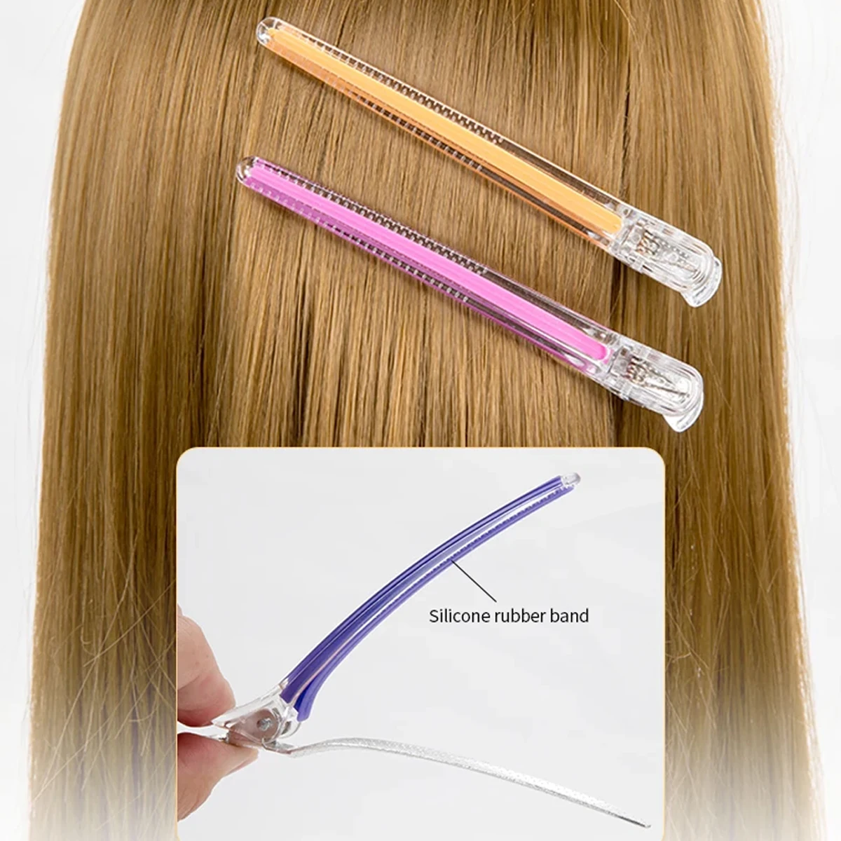 12pcs Salon Hairdressing Clips Professional  Hairdresser Hair Cutting  Layered Hairpins Barbershop Home Styling Tools Supplies