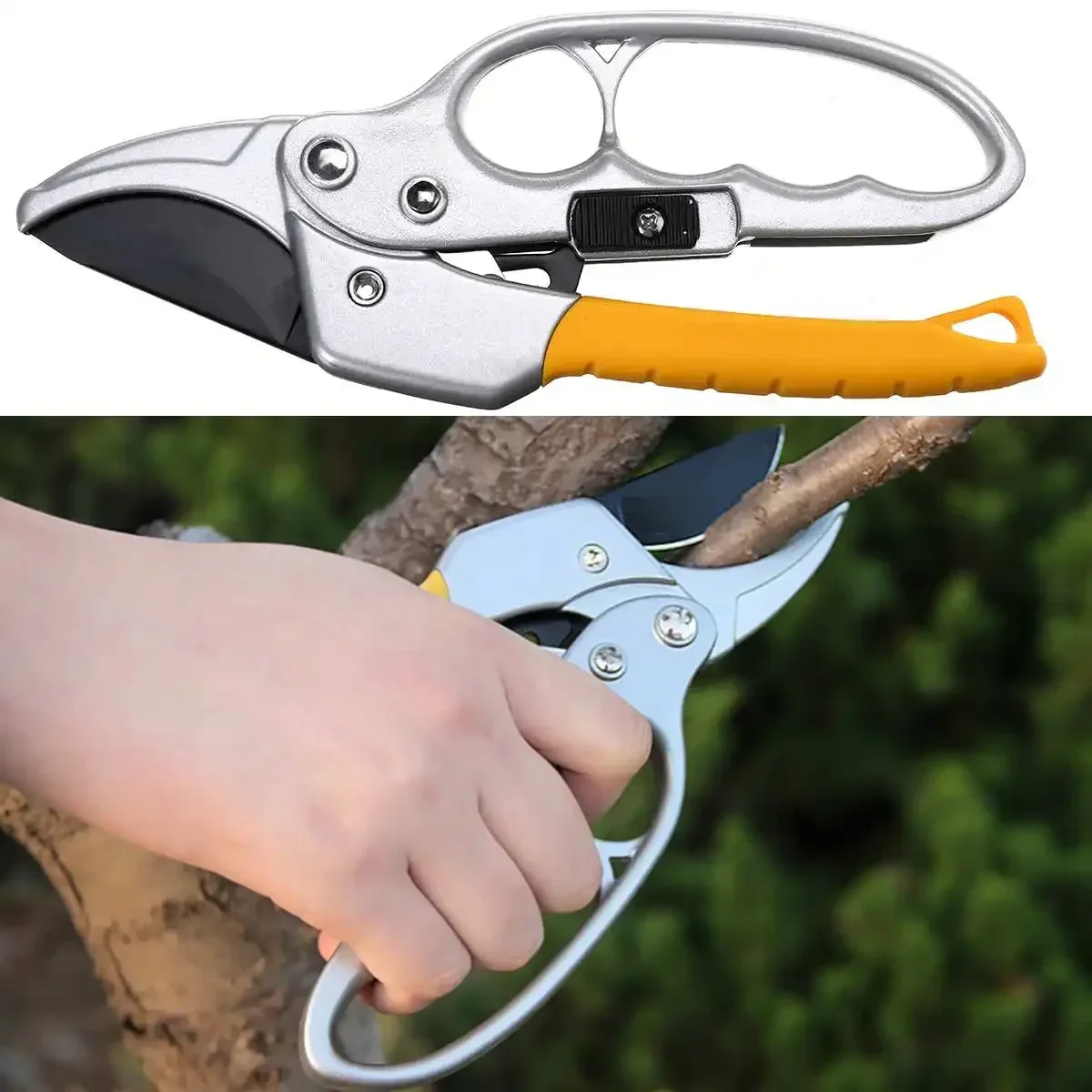 

Garden Pruning Shear Cut dia 20mm Gardening Plant Scissor High Carbon Steel Pruning Shears Cutter Branch Pruner Trimmer Tools