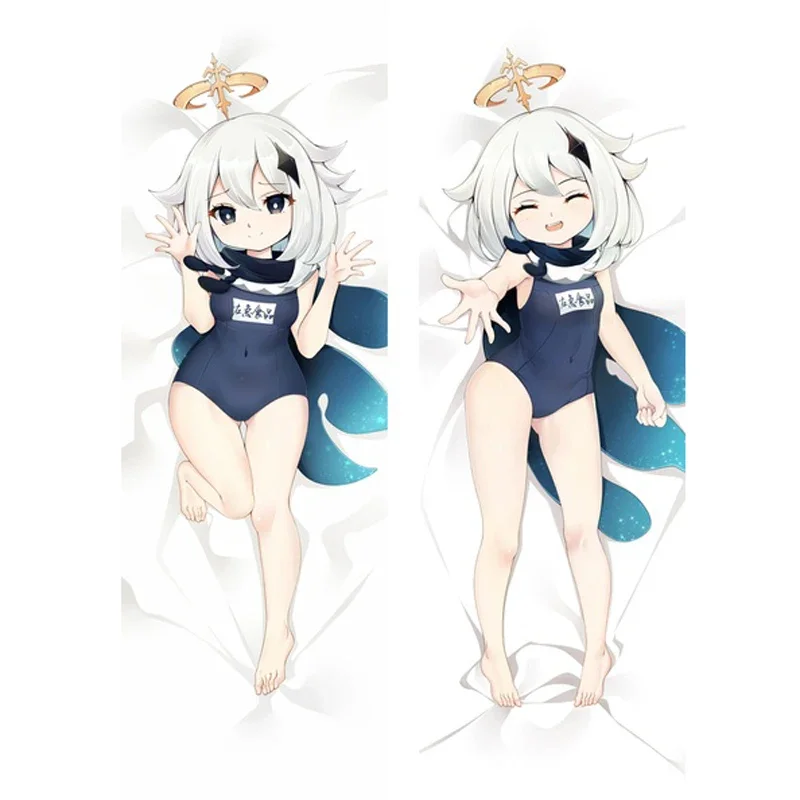 

60x180 см Game Genshin Impact Paimon Dakimakura наволочка обнимающая тело Милая наволочка с персонажами Чехол DIY наволочка на подушку