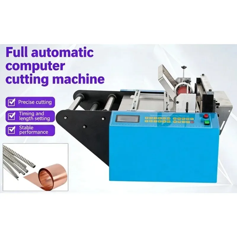 

【Best-selling】Special Strip Automatic Cutting Machine Battery Sleeve TPE Hose Heat Shrink Sleeve Stripping Machine for Industria