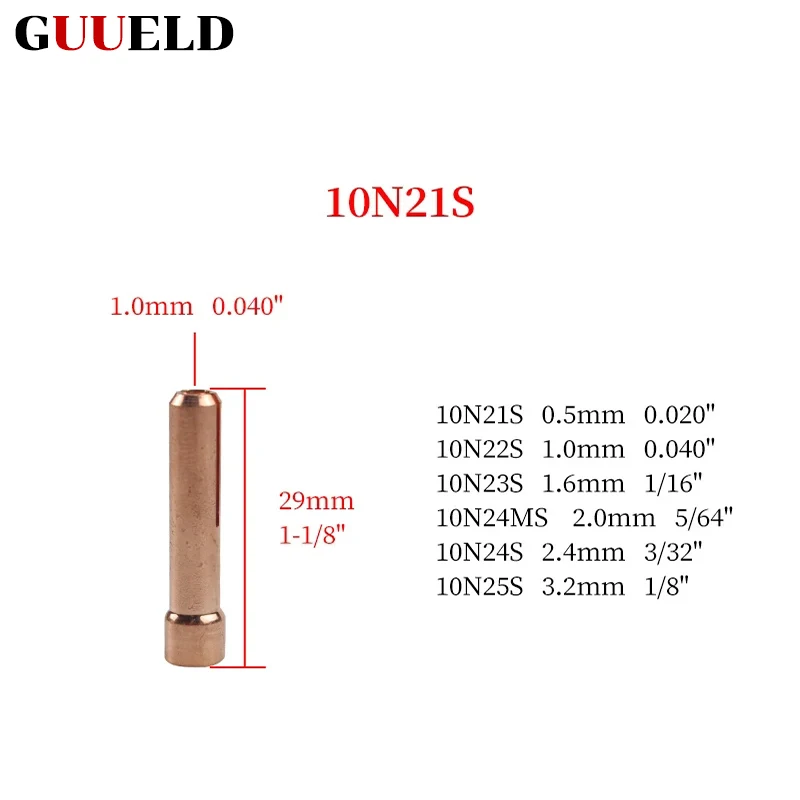 TIG Stubby Gas Lens Collet Body & #5#6#7#8#10 Pyrex Cup Kit For DB SR WP 17 18 26 TIG Torch Welding Accessories 33pcs