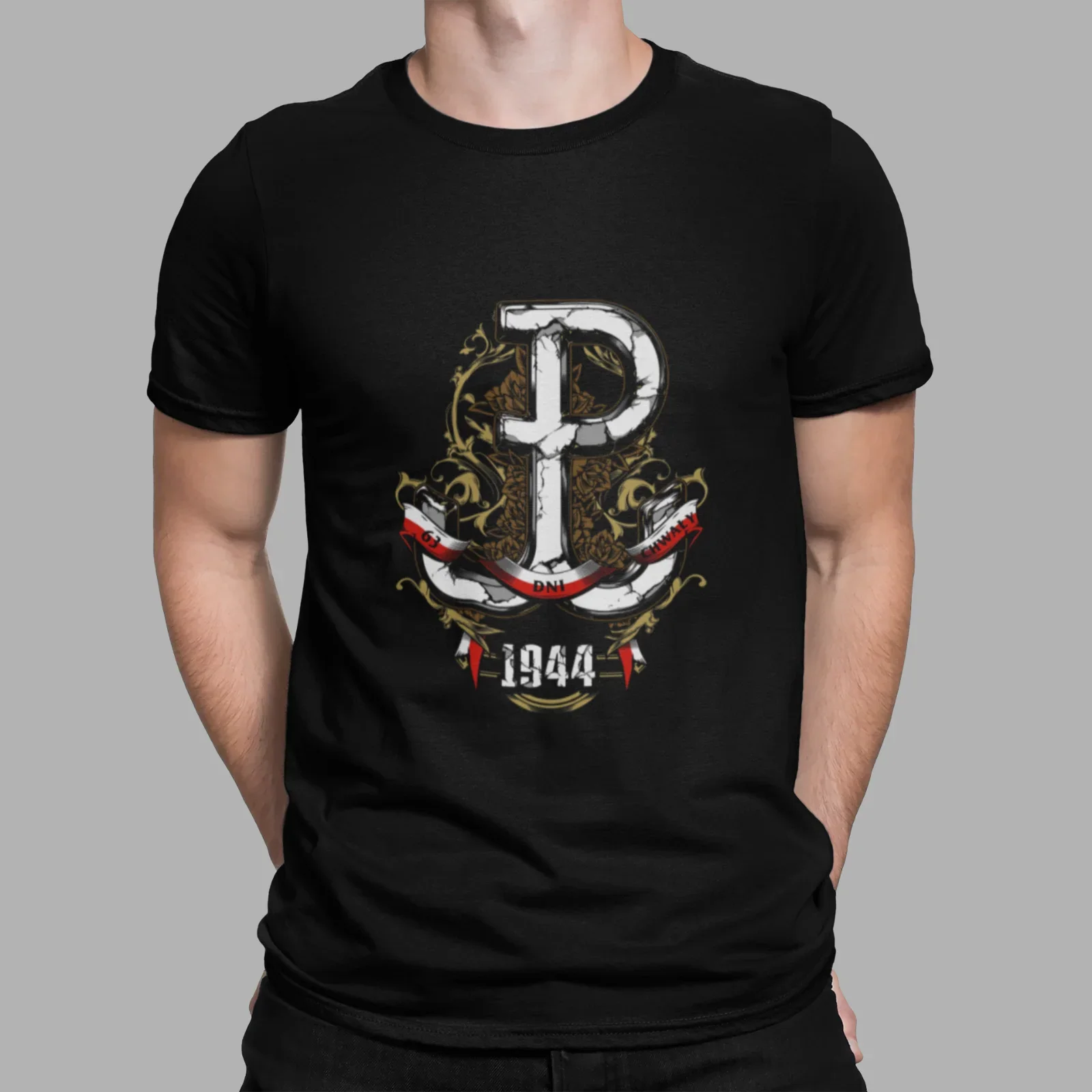 Polish Patriot and Polish Combatant Warsaw Fighter 1944 Summer Cotton Short Sleeve O-Neck Mens T Shirt New S-3XL