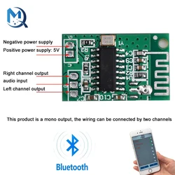 Placa audio dupla do módulo do amplificador de Digitas Bluetooth, poder conduzido, Ca-6928, 3.3V-8V