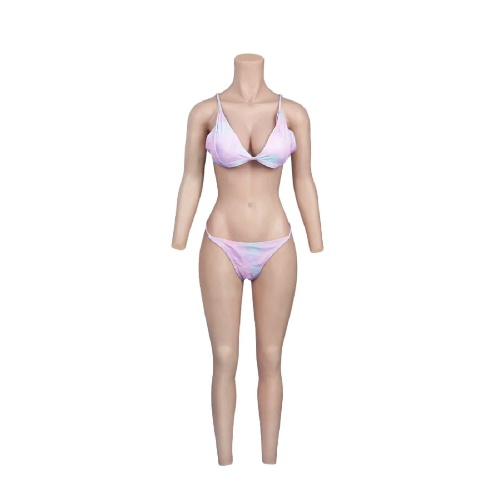 CYOMI Full Silicone Bodysuit Breast Forms With Arms Breast Plate Drag Queen Realistic Vagina For Crossdressers Fake Boobs