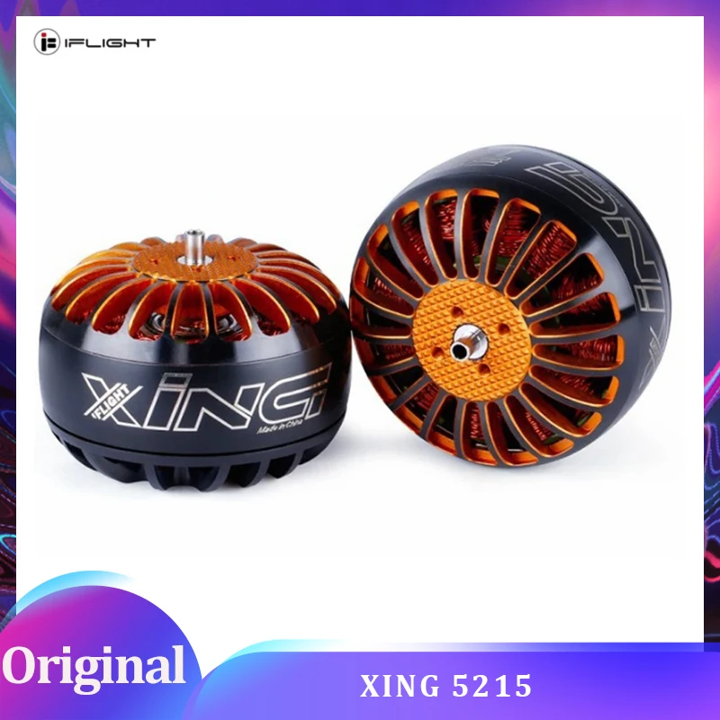 

iFlight XING 5215 250KV / 330KV / 500KV 4-12S Brushless Motor compatible 15-22 inch propeller for RC X-Class FPV Racing Drone
